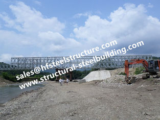Porcellana Ponte progettato del ponte Bailey d'acciaio prefabbricato e temporaneo modulare dell'acciaio per costruzioni edili di emergenza galvanizzato fornitore