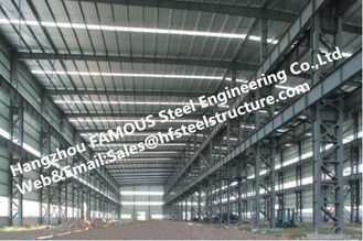 Porcellana Costruzioni d'acciaio industriali d'acciaio fabbricate con il trattamento di superficie d'acciaio galvanizzato fornitore