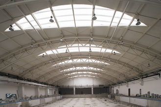 Porcellana Montaggio d'acciaio industriale delle costruzioni della capriata del tubo di Q235 Q345 grande per le stazioni fornitore