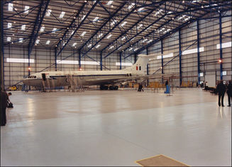 Porcellana Costruzioni del hangar per aerei del metallo costruite fasci di I/H che forniscono grande spazio interno fornitore