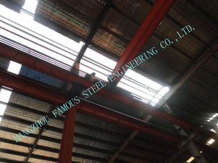 Porcellana Le costruzioni ad intelaiatura d'acciaio industriali delle costruzioni prefabbricate 80 x 110 sono consistito colonne di sezione di W/fascio fornitore