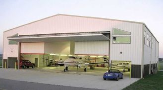 Porcellana Hangar per aerei d'acciaio prefabbricati su misura con il risparmio di lavoro fornitore