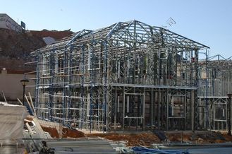 Porcellana Villa leggera dell'acciaio per costruzioni edili dell'installazione facile per la residenza fornitore