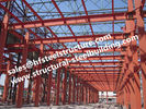Porcellana Costruzioni d&#039;acciaio industriali del tetto del metallo con le porte e Windows sulla parete fabbrica