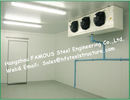 Dispositivo di raffreddamento del congelatore di immagazzinamento nel contenitore di sistema solare e cella frigorifera del congelatore ad aria compressa con i pannelli a sandwich dell'unità di elaborazione