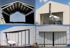 Porcellana Singole costruzioni del hangar per aerei della struttura d&#039;acciaio della portata con il pannello tetto/della parete fabbrica