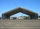 Porcellana Bene durevole d&#039;acciaio delle costruzioni del hangar per aerei galvanizzato immersione, progettazione annunciata fabbrica