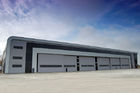 Porcellana Pannelli attraenti della costola di basso profilo delle costruzioni moderne del hangar per aerei multi fabbrica