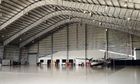 Hangar per aerei d'acciaio prefabbricati su misura con 26 mattonelle dell'acciaio del calibro
