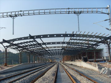 Costruzioni della capriata dell'elemento da costruzione in metallo della stazione ferroviaria, pittura inossidabile con 2-4 strati
