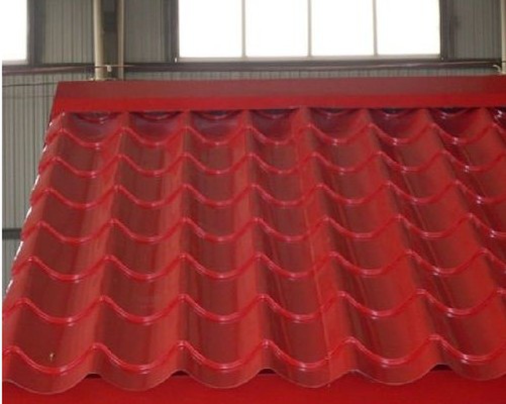 Macchina d'acciaio 6.5KW di formazione di strato del tetto del pannello delle mattonelle e di parete di tetto