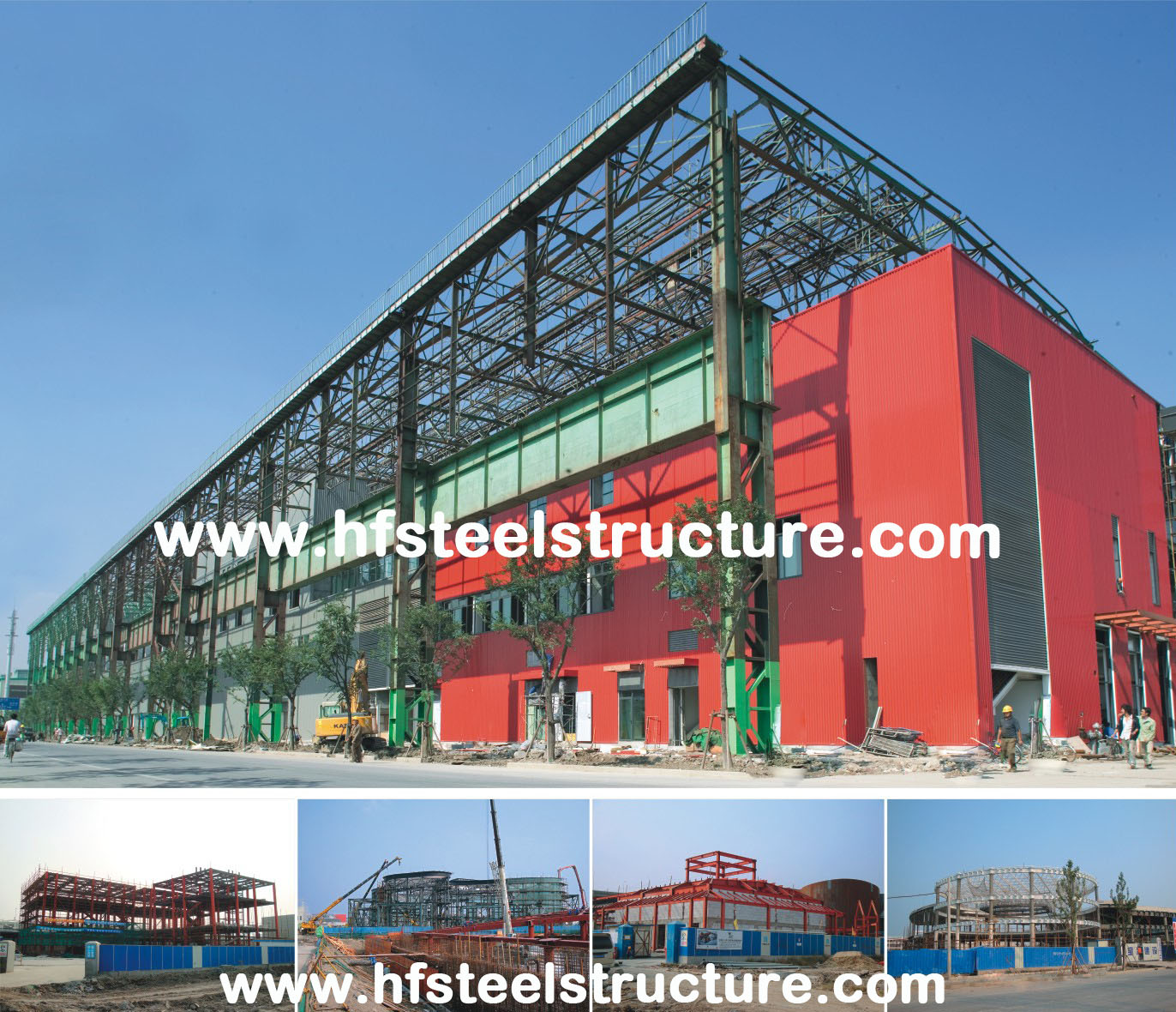 Costruzioni d'acciaio commerciali della struttura portale tradizionale di /Lightweight e del metallo prefabbricato