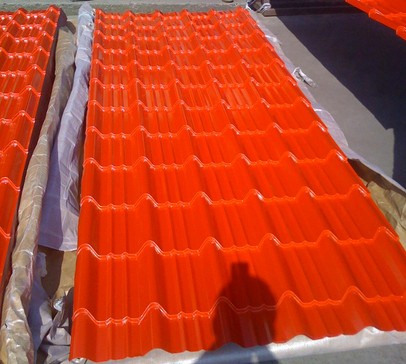 Macchina d'acciaio 6.5KW di formazione di strato del tetto del pannello delle mattonelle e di parete di tetto